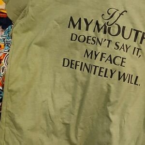 Green Graphic Women's Shirt